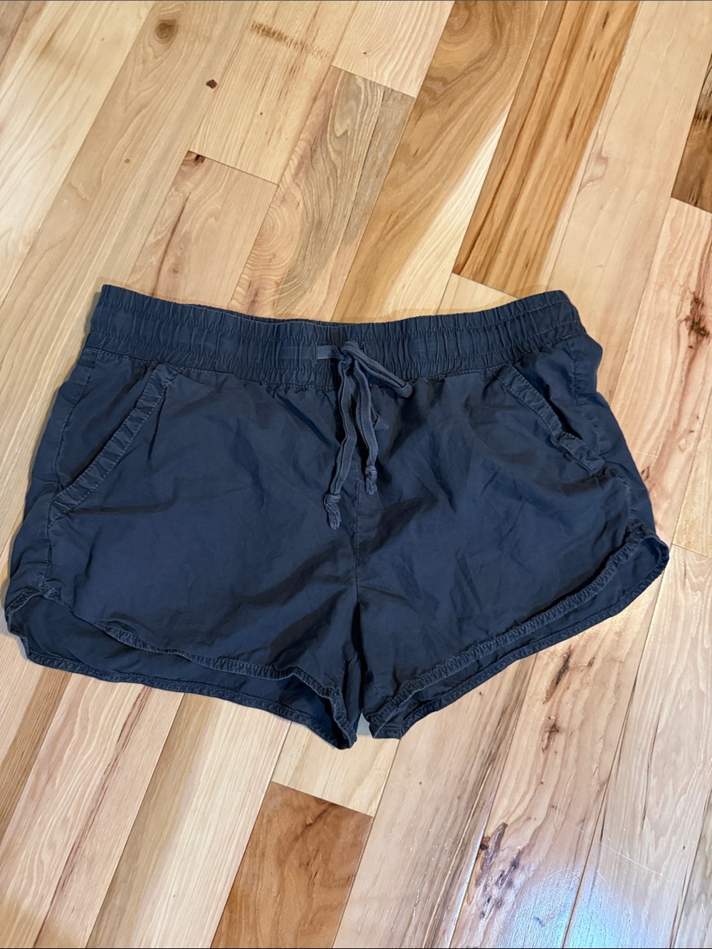 Lou & Grey Navy Drawstring Athletic Shorts